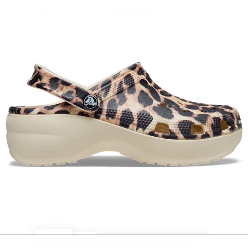 Crocs CLASSIC PLATFORM ANIMAL REMIX CLOG Women's Size 9 NWT!